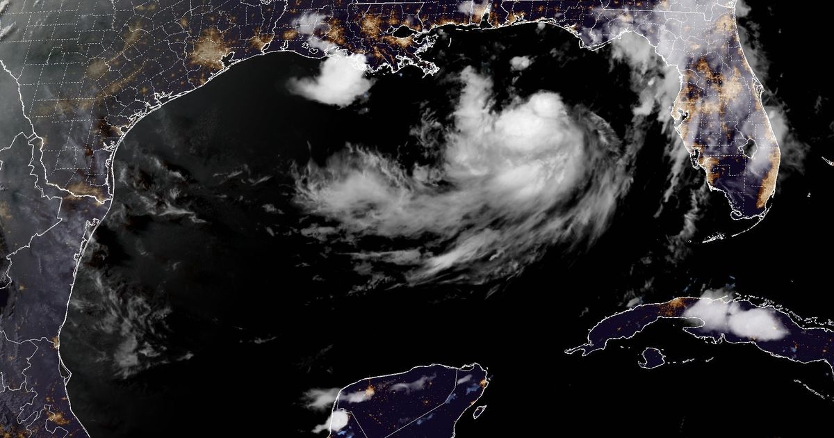 Tropical Storm Bertha in the Gulf of Mexico is moving toward the Florida Panhandle and Alabama