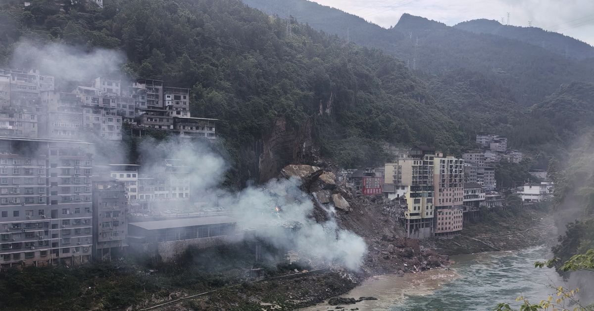 Landslide in China's Chongqing kills at least 8 and leaves 34 missing