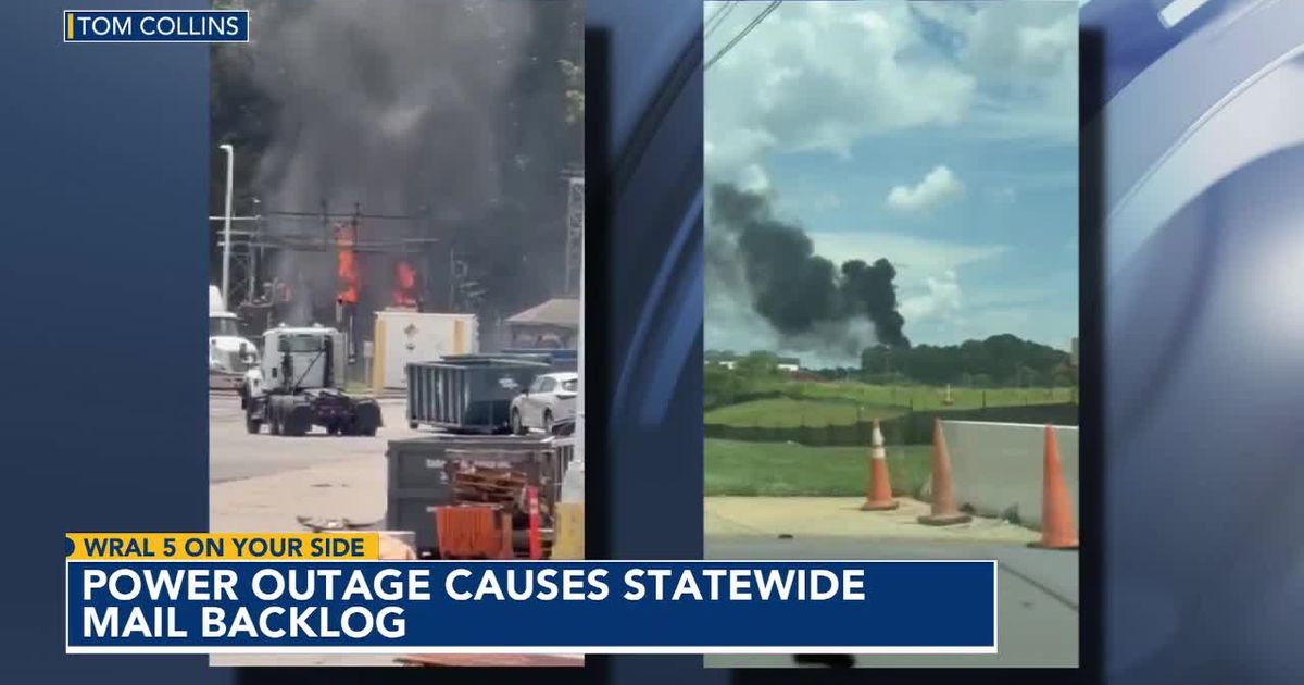 Fire-related power outage at Greensboro USPS processing center leaves packages, mail stuck