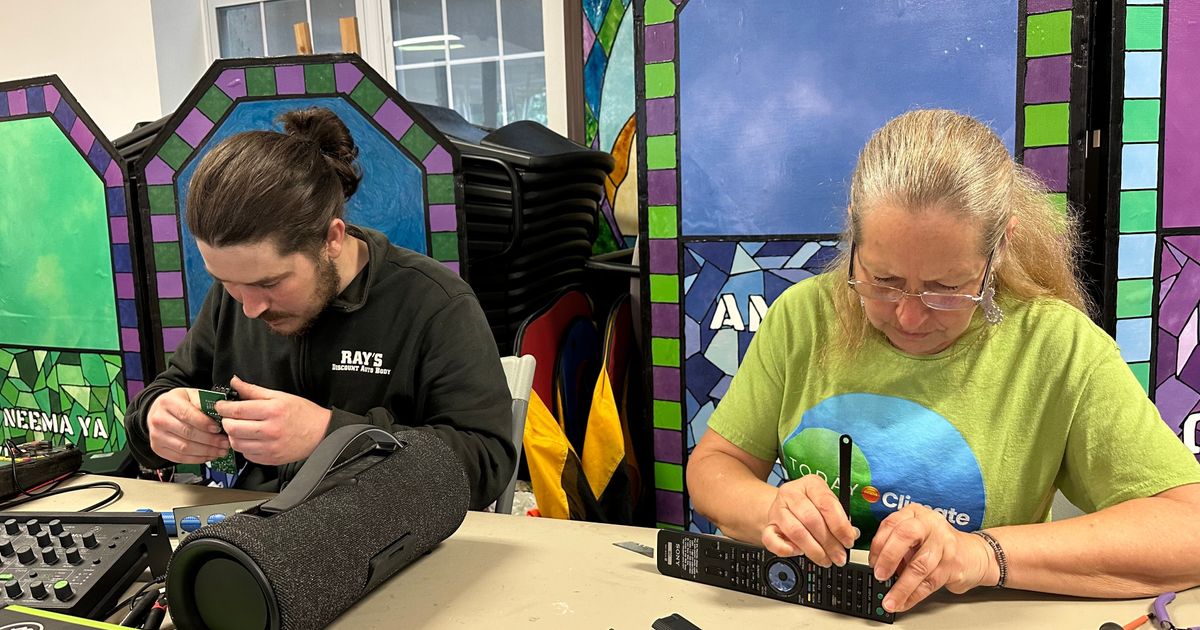 Broken speaker? Finicky zipper? Anticonsumerist Repair Cafes urge you to fix it instead of pitch it