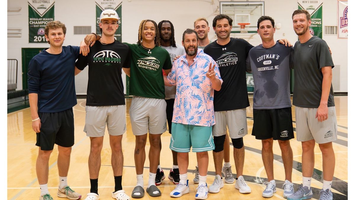 Adam Sandler at Peace University (Courtesy photo)