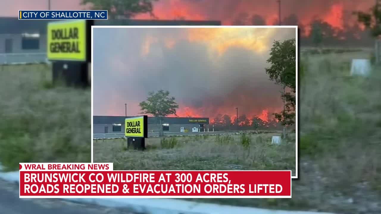 Moore County woman reflects on devastation after nearly losing her home in Brunswick County wildfire
