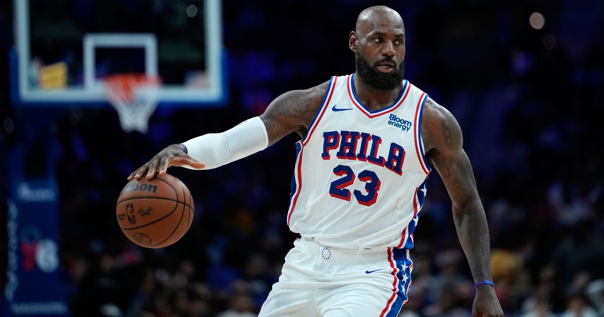 LeBron James Debuts for 76ers Against Knicks in Season Opener