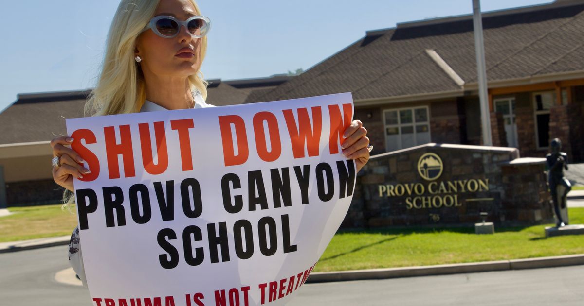 Paris Hilton returns to Utah 'troubled teen' facility to support others who allege mistreatment