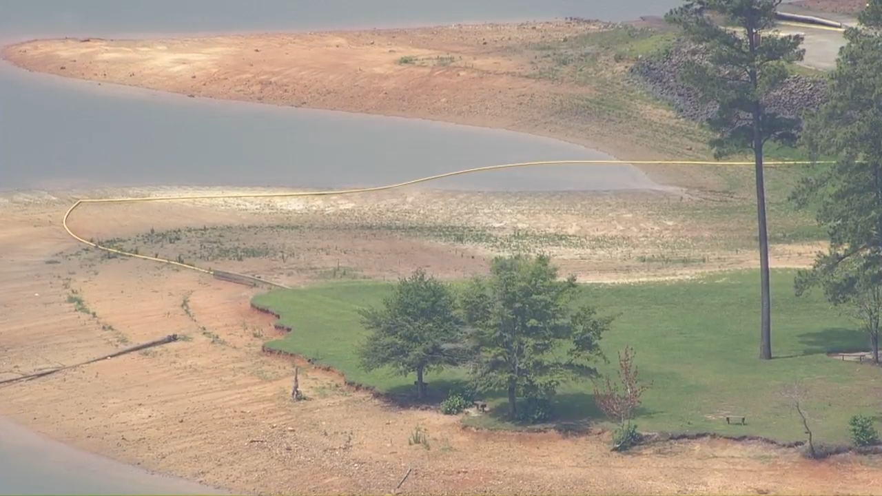 Drought status: Rain added a foot of water to Falls Lake, still 10 feet below last summer's level