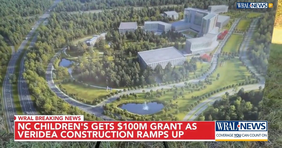 $100 million grant to North Carolina Children’s project: major step in bringing pediatric care home