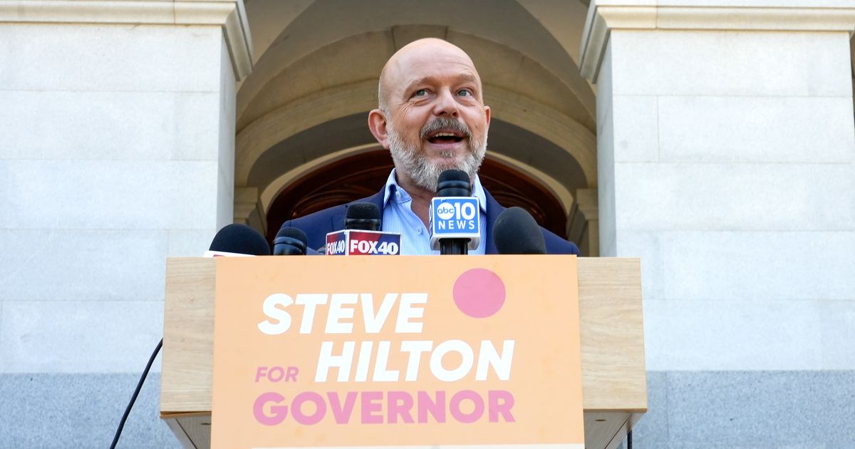 Steve Hilton, top Republican hopeful for California governor, says the state has lost its way