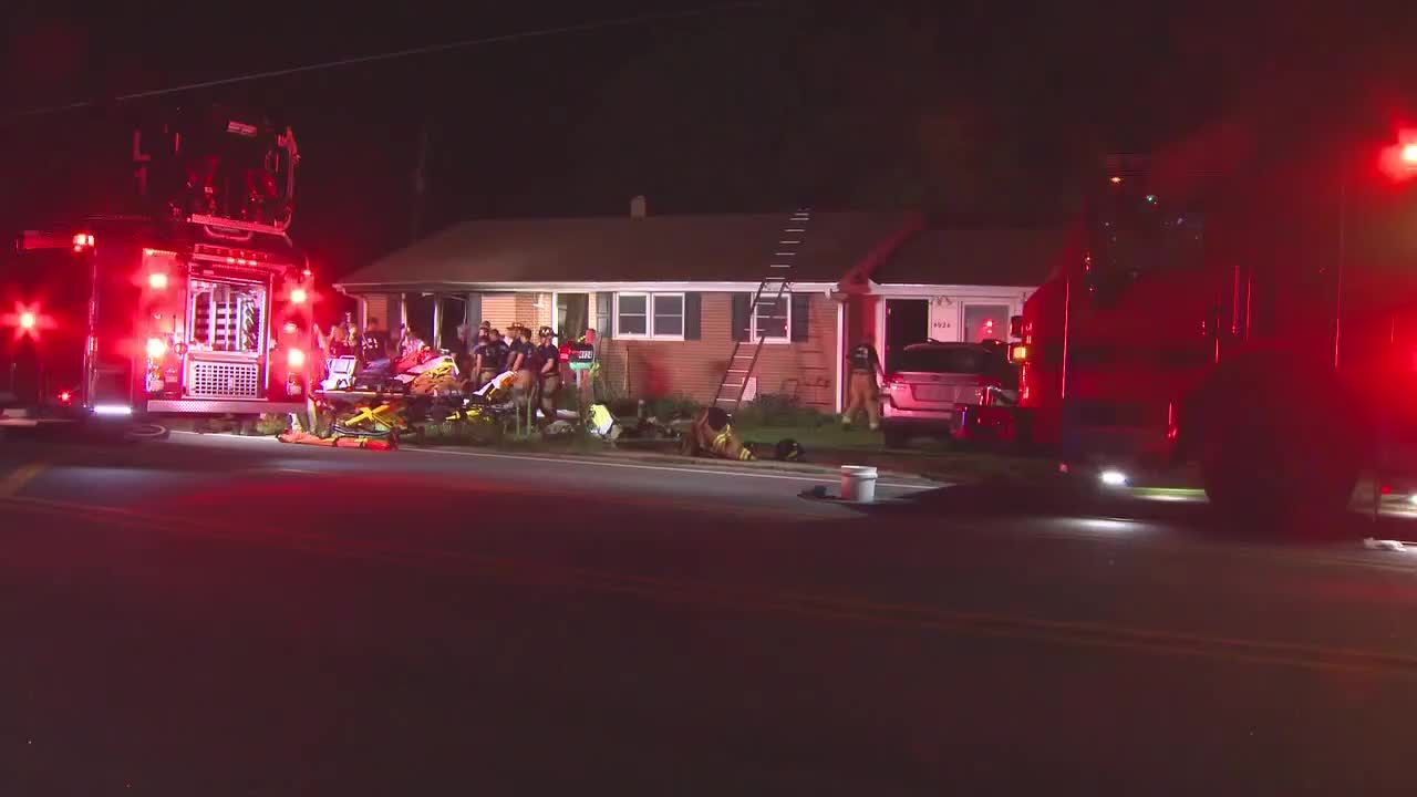 Person treated by paramedics at Clayton house fire