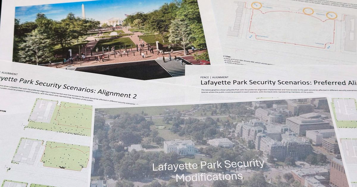 Federal panel clears new design for White House visitor center, considers Lafayette Park fence