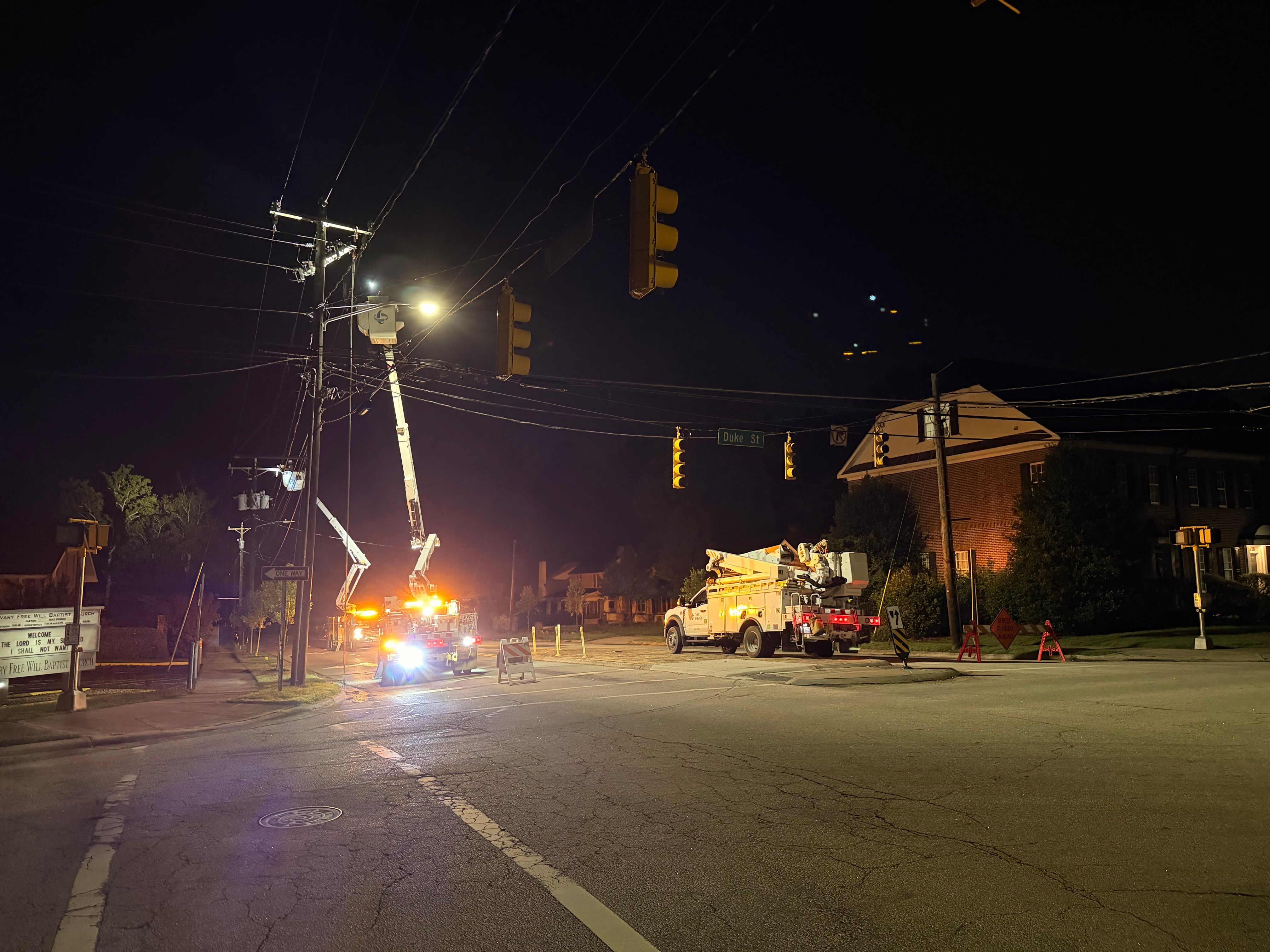 Durham residents in the dark for several hours after storms :: WRAL.com