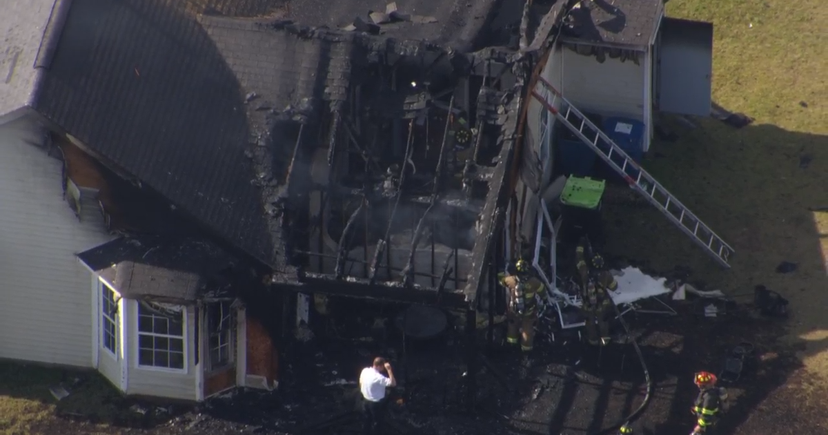 Two people displaced after fire damages home in Knightdale