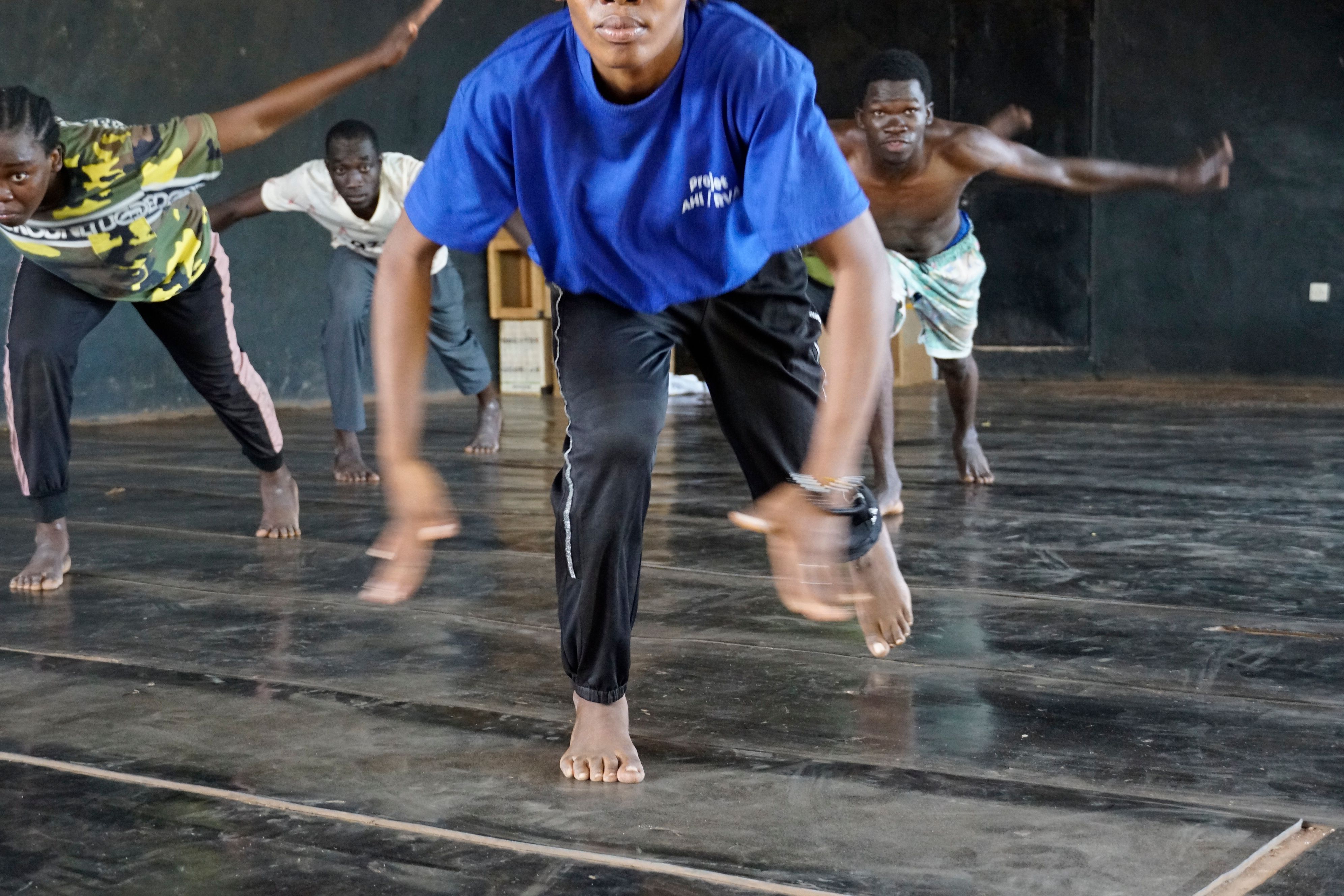 In Burkina Faso , deaf dancers have a unique way to follow the rhythm and fulfill their dreams