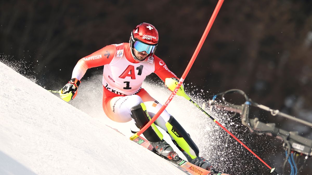 World champion Loic Meillard leads Kitzbühel slalom after 1st run. Atle Lie  McGrath skies out :: WRAL.com
