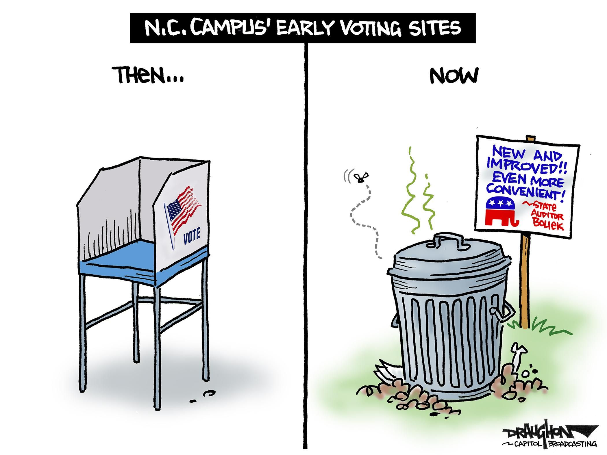 DRAUGHON DRAWS: State Board of Elections majority gets bored with elections