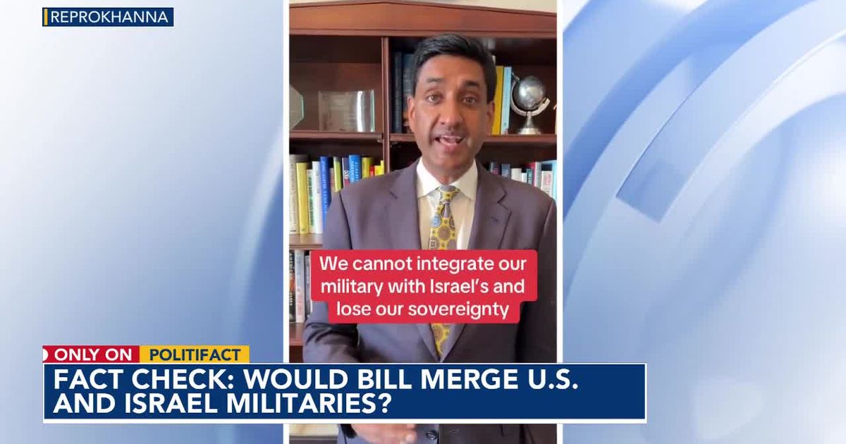 Fact-check: Did Congress vote to ‘merge’ the US and Israeli militaries?