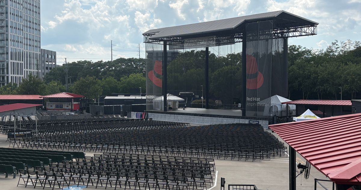 'It's got everything': Red Hat Amphitheater ready to keep Caniacs cool amid heat during watch party