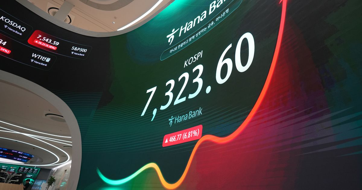 World shares are mixed and oil prices climb as Iran threatens to block Middle East energy exports