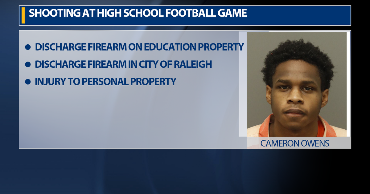 Knightdale man charged in connection with August shooting at Raleigh high school football event