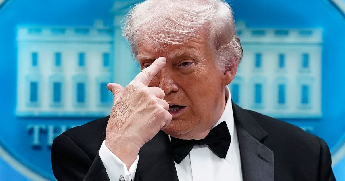 Trump safe after he is evacuated following shooting at Washington journalists’ dinner, in photos