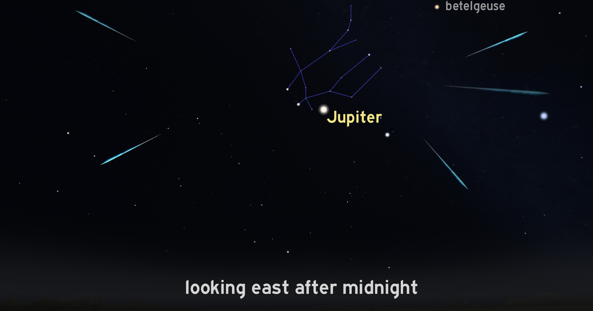 Look up for the Geminid meteor shower
