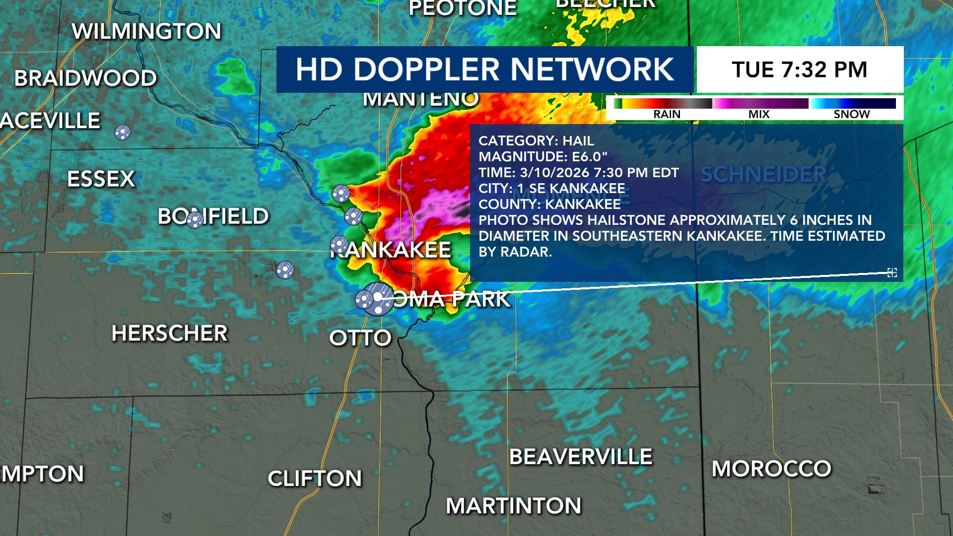 Ask the Meteorologist: How one storm produced a violent tornado, 6-inch ...