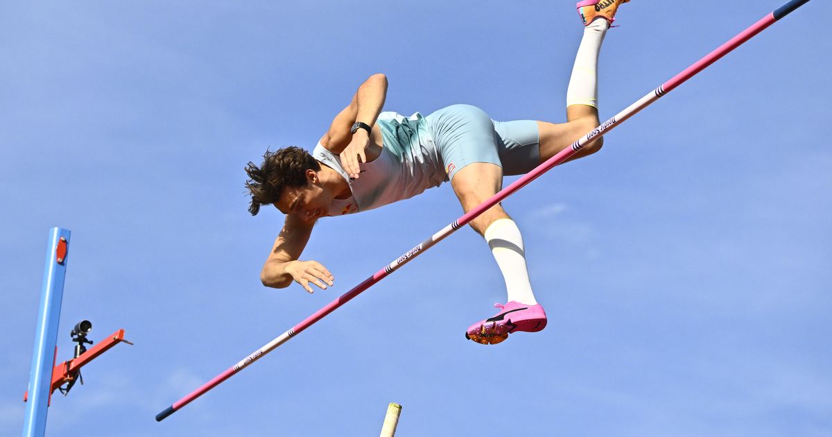 Pole vault star Duplantis loses for 1st time in 3 years at home Diamond League event