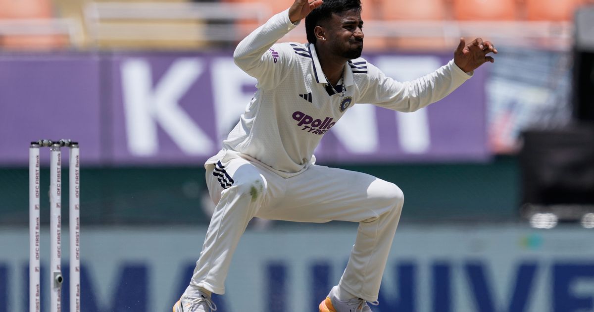 Suthar and the spinners dominate as India routs Afghanistan by an innings and 300 runs