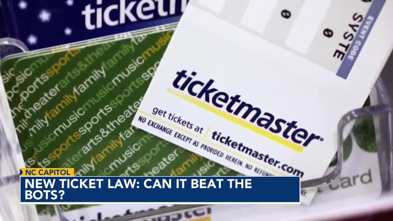 Soaring ticket prices cause NC lawmakers to ban the bots
