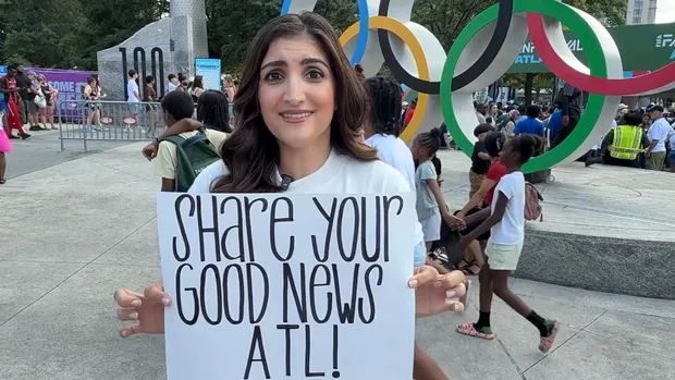 Atlanta Influencer Spreads Joy by Gathering Good News from Strangers