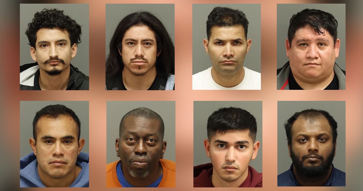 8 men arrested in human trafficking undercover operation in Wake Forest ...