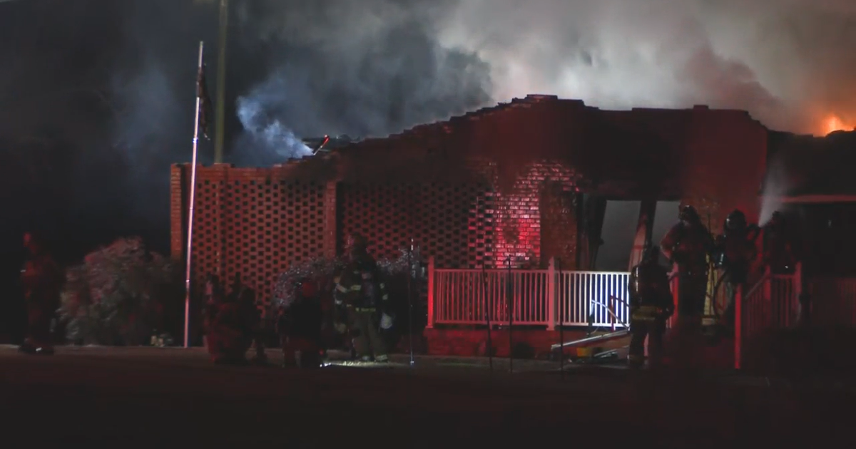 House fire burning near Zebulon