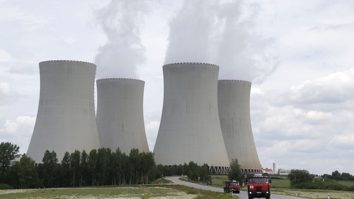 FILE - Smoke rises from the cooling towers of the nuclear power plant Temelin near the town of Tyn nad Vltavou, Czech Republic, June 25, 2015. \(AP Photo/Petr David Josek, File\)