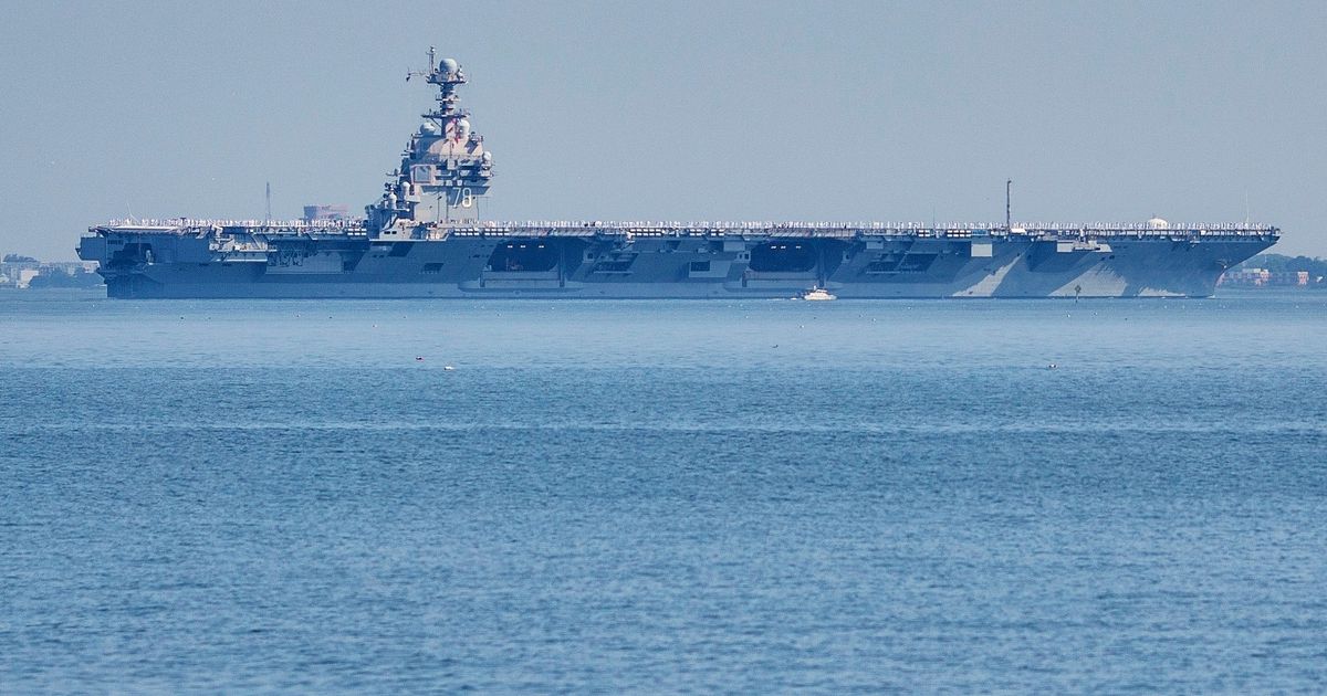 USS Ford aircraft carrier will be heading home after record-breaking deployment