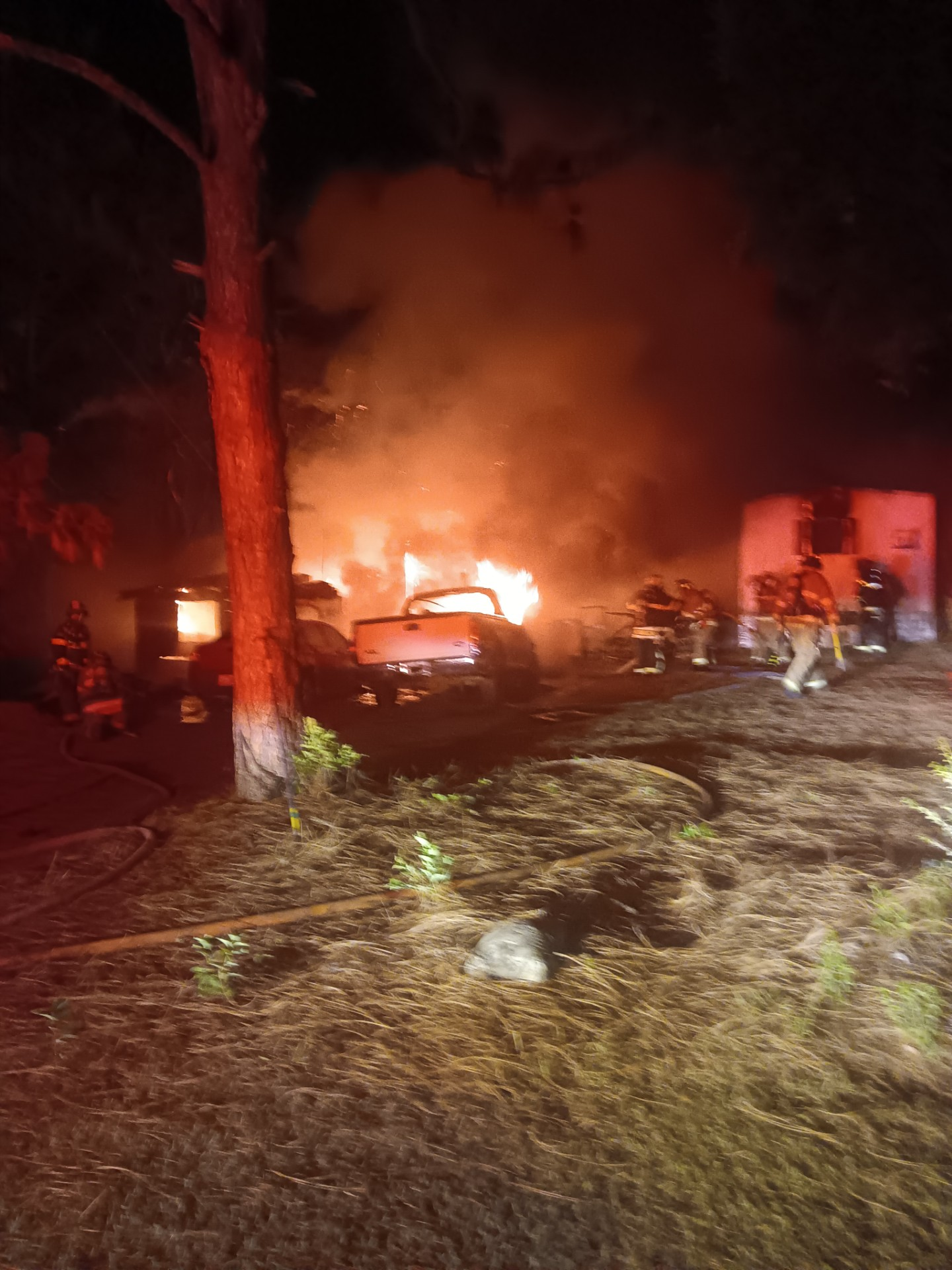Two rescued from mobile home fire in Aberdeen