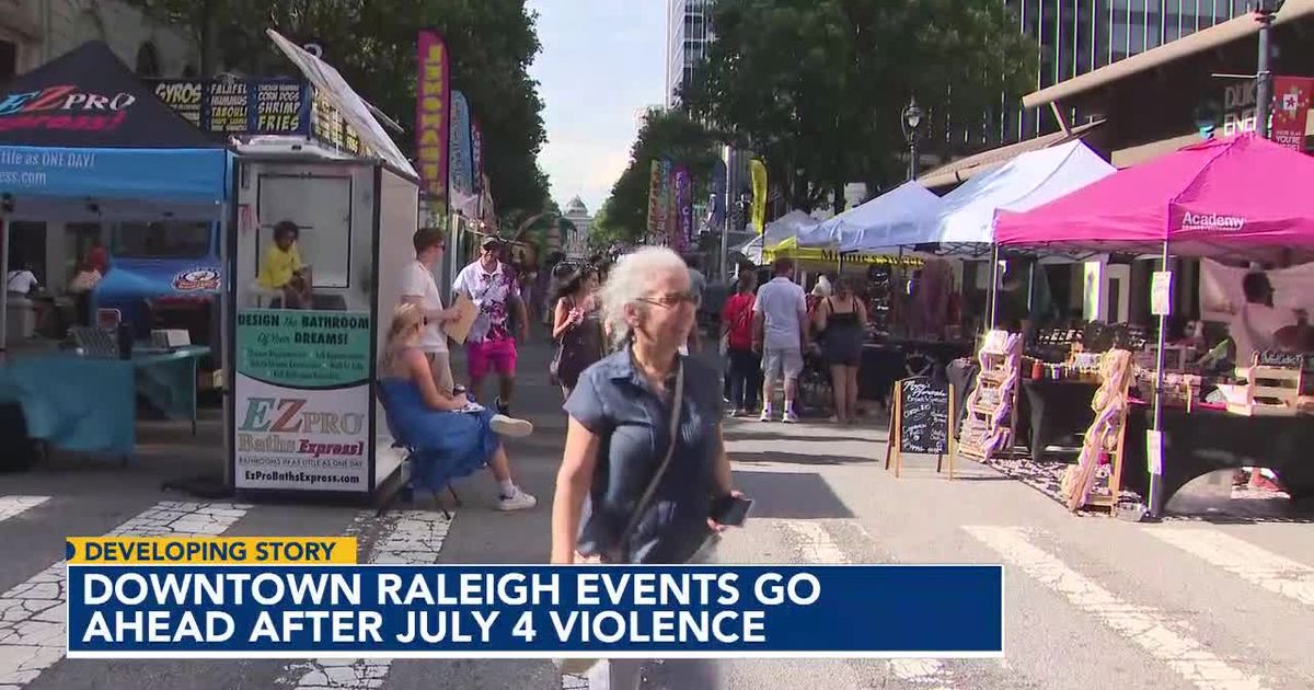 Downtown Raleigh events go ahead a week after Independence Day weekend ...