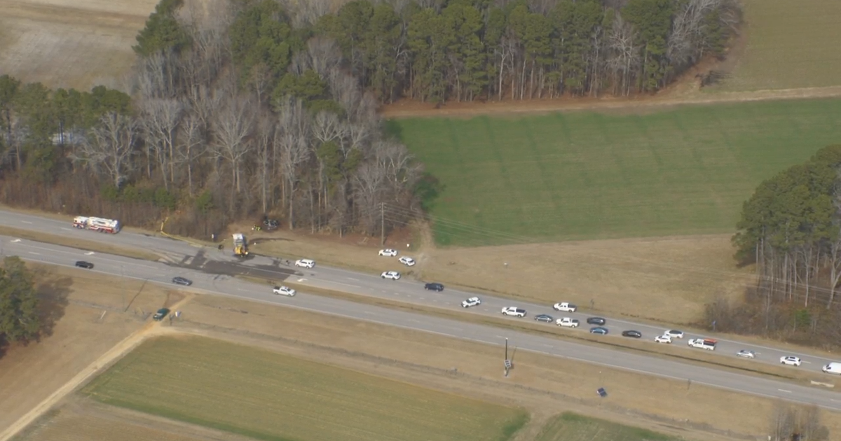 Police investigation backs up traffic on US 70 west between Garner and Clayton