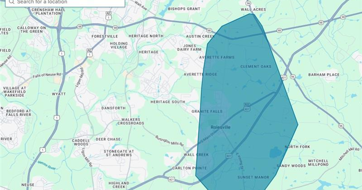 Power back on for nearly 3,000 people in Rolesville, outage cause unknown