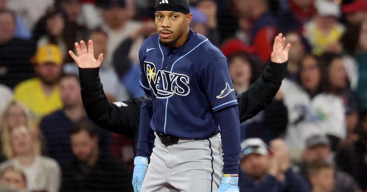 Simpson and Caminero lead Rays past Red Sox 8-4 for 7th