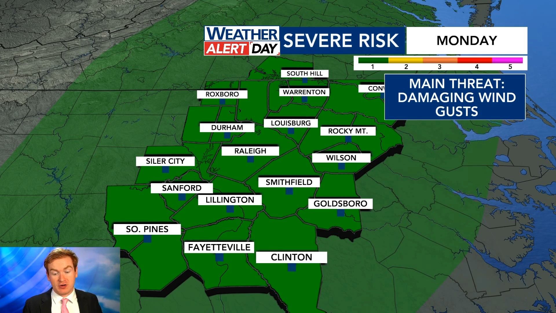 WRAL Weather Alert Day: Severe thunderstorms moving in after another day of intense heat