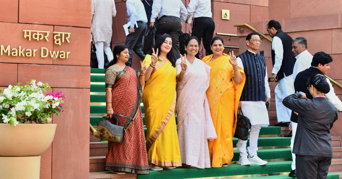 Modi is pushing to get more women into India’s Parliament. That could have other consequences