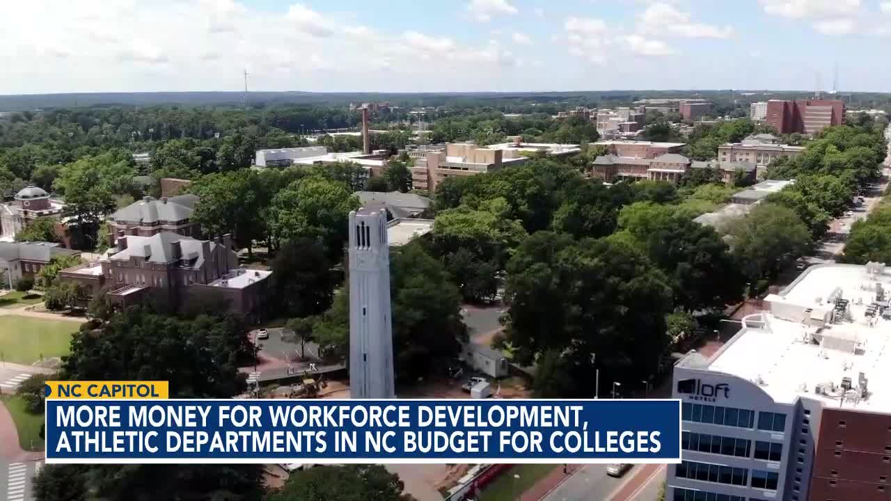Colleges get more money for workforce development, athletic departments in NC budget