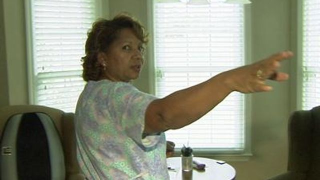 Fayetteville woman fights for drapes