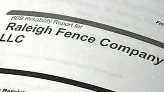 Complaints pile up against Raleigh Fence Co.