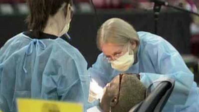 Hundreds get free dental work in Raleigh