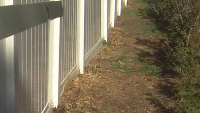 Nash County man at odds with builder over crooked fence