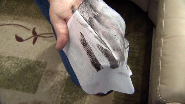 Chimney sweep leaves home covered in soot