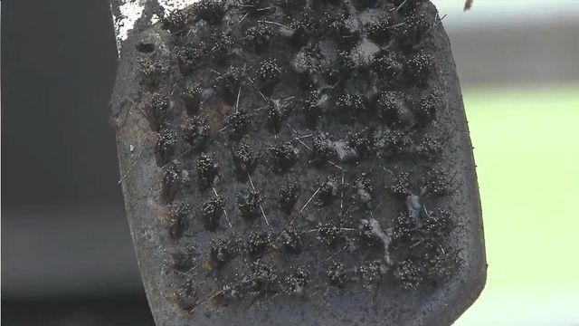 Worn grill brushes can cause danger