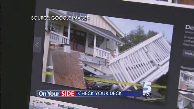 Deck collapse triggers concern for homeowners