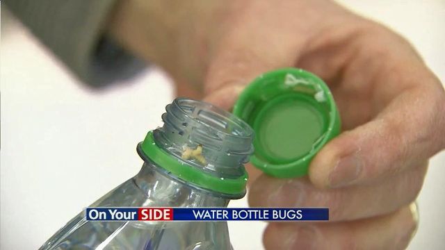 Look before you sip: Woman finds larvae in water bottles