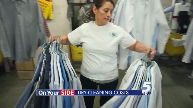 Size matters in pricing dry cleaning for men, women